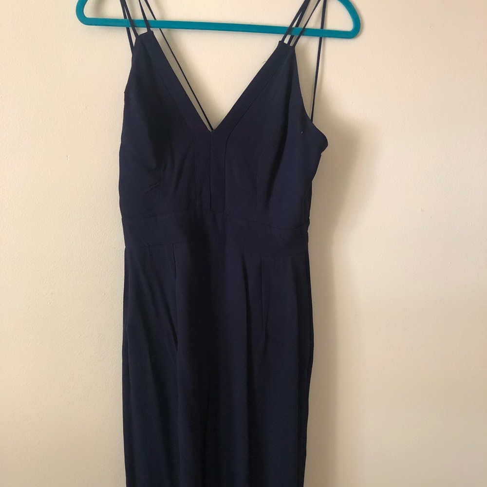 Navy blue jumpsuit